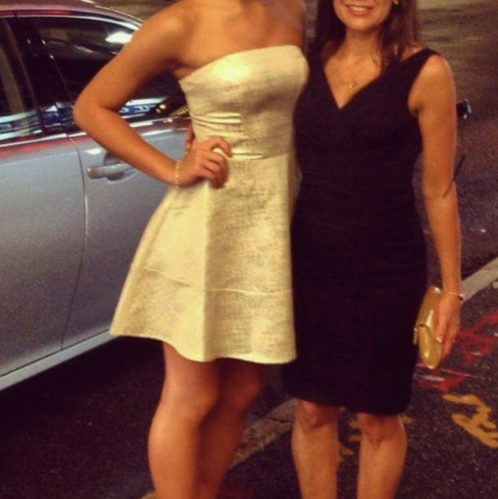 EXPRESS Strapless Short Dress